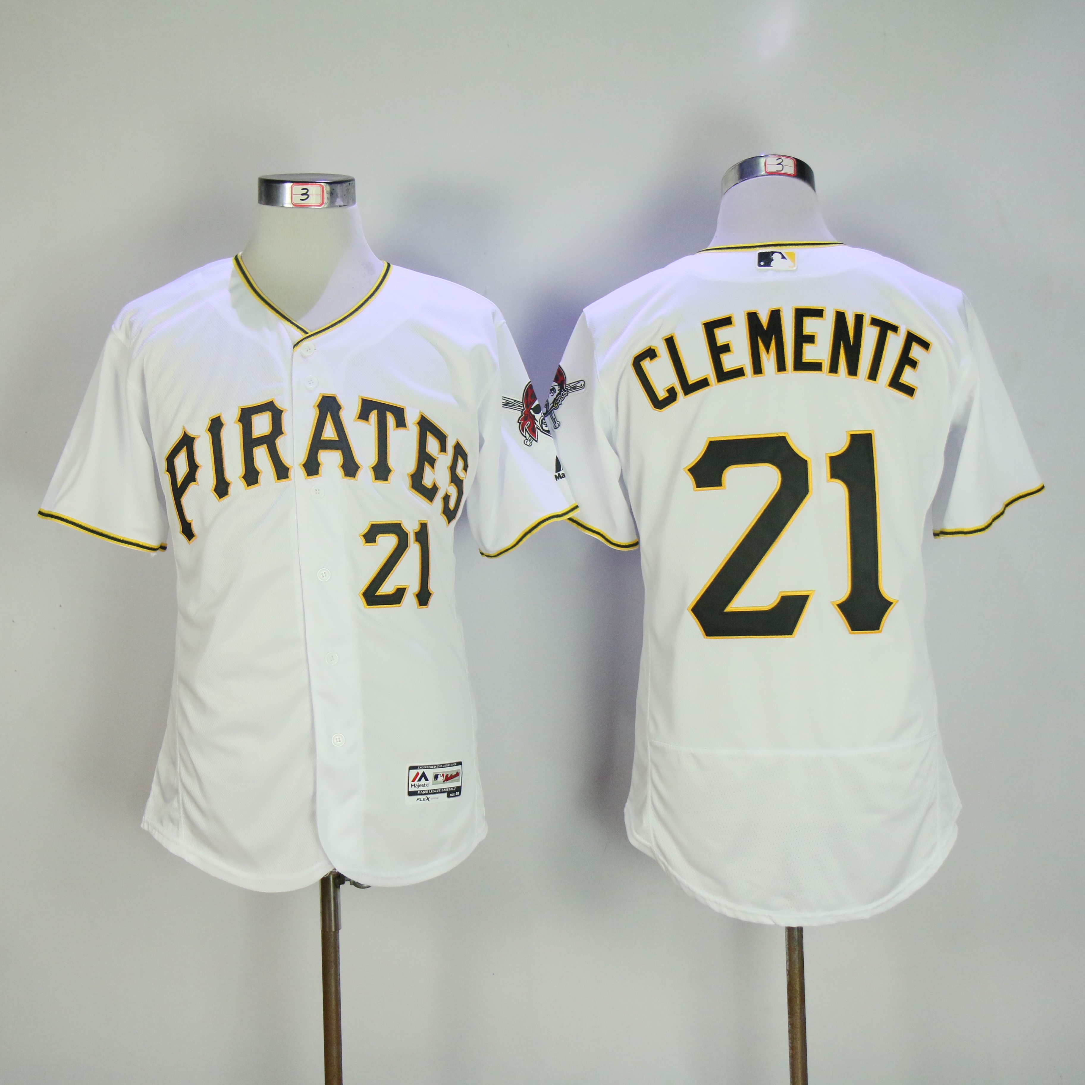 Men Pittsburgh Pirates #21 Clemente White Elite MLB Jerseys1->pittsburgh pirates->MLB Jersey